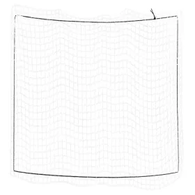 Tow net with elastic rope PP white 4x4 m by , Cargo nets for motor vehicles - Ref: Foro24-4012273, Price: 48,57 €, Discount: %
