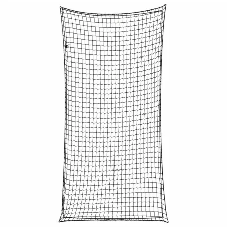 Tow net with elastic rope PP black 6x3 m by , Cargo nets for motor vehicles - Ref: Foro24-4012290, Price: 51,24 €, Discount: %