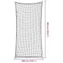 Tow net with elastic rope PP black 6x3 m by , Cargo nets for motor vehicles - Ref: Foro24-4012290, Price: 51,24 €, Discount: %