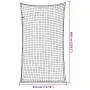 Tow net with elastic rope PP black 6x3.5 m by , Cargo nets for motor vehicles - Ref: Foro24-4012292, Price: 55,83 €, Discount: %