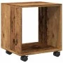 Wardrobe with wheels aged engineered wood 37x33x42.5 cm by , Side tables - Ref: Foro24-853135, Price: 30,75 €, Discount: %