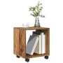 Wardrobe with wheels aged engineered wood 37x33x42.5 cm by , Side tables - Ref: Foro24-853135, Price: 30,75 €, Discount: %