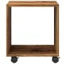 Wardrobe with wheels aged engineered wood 37x33x42.5 cm by , Side tables - Ref: Foro24-853135, Price: 30,75 €, Discount: %