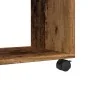 Wardrobe with wheels aged engineered wood 37x33x42.5 cm by , Side tables - Ref: Foro24-853135, Price: 30,75 €, Discount: %