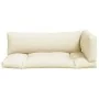 Cushions for sofa made of pallets 3 units cream fabric by , Cushions for chairs and sofas - Ref: Foro24-360946, Price: 70,48 ...