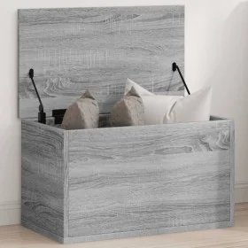 Sonoma gray engineered wood storage box 60x35x35 cm by , Storage trunks - Ref: Foro24-840679, Price: 53,57 €, Discount: %