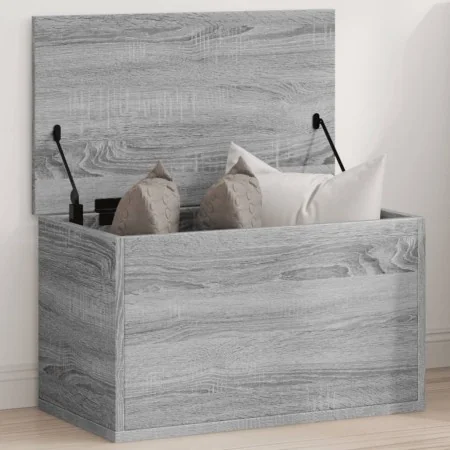 Sonoma gray engineered wood storage box 60x35x35 cm by , Storage trunks - Ref: Foro24-840679, Price: 53,57 €, Discount: %