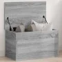 Sonoma gray engineered wood storage box 60x35x35 cm by , Storage trunks - Ref: Foro24-840679, Price: 53,57 €, Discount: %