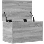 Sonoma gray engineered wood storage box 60x35x35 cm by , Storage trunks - Ref: Foro24-840679, Price: 53,57 €, Discount: %