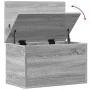 Sonoma gray engineered wood storage box 60x35x35 cm by , Storage trunks - Ref: Foro24-840679, Price: 53,57 €, Discount: %