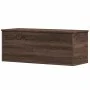 Brown oak engineered wood storage box 90x35x35 cm by , Storage trunks - Ref: Foro24-840687, Price: 77,94 €, Discount: %