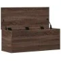 Brown oak engineered wood storage box 90x35x35 cm by , Storage trunks - Ref: Foro24-840687, Price: 77,94 €, Discount: %