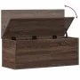 Brown oak engineered wood storage box 90x35x35 cm by , Storage trunks - Ref: Foro24-840687, Price: 77,94 €, Discount: %