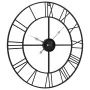Wanduhr aus schwarzem Eisen Ø50 cm von , Wanduhren - Ref: Foro24-4008411, Preis: 60,44 €, Rabatt: %