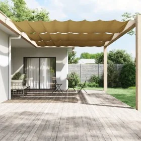 Beige vertical awning 200x360 cm oxford fabric by , Umbrellas - Ref: Foro24-148277, Price: 36,08 €, Discount: %