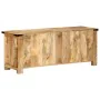 Mueble de TV madera maciza de mango rugosa 110x35x40 cm von , CD- und DVD-Speicher - Ref: Foro24-376041, Preis: 220,12 €, Rab...