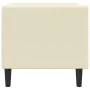 Sillón Chesterfield de cuero artificial blanco crema by , Sofas - Ref: Foro24-372653, Price: 140,72 €, Discount: %
