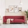 3-seater Chesterfield sofa artificial leather red red by , Sofas - Ref: Foro24-372670, Price: 262,64 €, Discount: %
