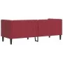 3-seater Chesterfield sofa artificial leather red red by , Sofas - Ref: Foro24-372670, Price: 262,64 €, Discount: %