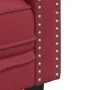 3-seater Chesterfield sofa artificial leather red red by , Sofas - Ref: Foro24-372670, Price: 262,64 €, Discount: %