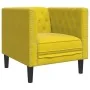 Chesterfield-Sessel aus gelbem Samt von , Sofas - Ref: Foro24-372679, Preis: 160,42 €, Rabatt: %