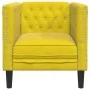 Chesterfield-Sessel aus gelbem Samt von , Sofas - Ref: Foro24-372679, Preis: 160,42 €, Rabatt: %