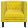 Sillón Chesterfield de terciopelo amarillo de , Sofás - Ref: Foro24-372679, Precio: 160,42 €, Descuento: %