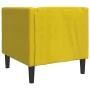 Sillón Chesterfield de terciopelo amarillo de , Sofás - Ref: Foro24-372679, Precio: 160,42 €, Descuento: %