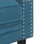 Sofá Chesterfield 2 plazas con cojines terciopelo azul de , Sofás - Ref: Foro24-372691, Precio: 297,12 €, Descuento: %