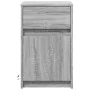Mesita de noche con luces LED madera de ingeniería gris Sonoma de , Mesitas de noche - Ref: Foro24-852008, Precio: 53,70 €, D...