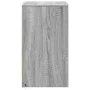 Mesita de noche con luces LED madera de ingeniería gris Sonoma de , Mesitas de noche - Ref: Foro24-852008, Precio: 53,70 €, D...