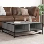 Mesa de centro madera ingeniería metal gris Sonoma 80x80x30 cm von , Couchtisch - Ref: Foro24-848772, Preis: 64,30 €, Rabatt: %