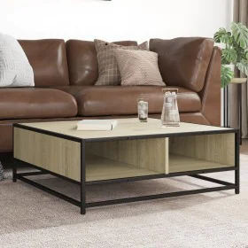 Sonoma Couchtisch aus Eiche aus Ingenieurholz 80x80x30 cm von , Couchtisch - Ref: Foro24-848770, Preis: 62,10 €, Rabatt: %
