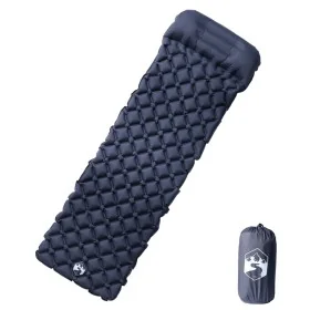 Inflatable camping mattress with pillow 1 person gray by , Sleeping mats - Ref: Foro24-4007108, Price: 33,61 €, Discount: %