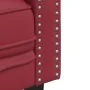 Chesterfield sofa set 3 pieces synthetic leather red red by , Sofas - Ref: Foro24-3209271, Price: 693,85 €, Discount: %
