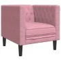 Set of Chesterfield sofas with 3 piece pink velvet cushions by , Sofas - Ref: Foro24-3209284, Price: 788,79 €, Discount: %