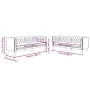 Chesterfield Sofa Set 2-teilig Kunstleder rot rot von , Sofas - Ref: Foro24-3209278, Preis: 555,24 €, Rabatt: %