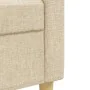 Set of 3 sofas with footrest and cream fabric cushions by , Sofas - Ref: Foro24-3278345, Price: 578,79 €, Discount: %