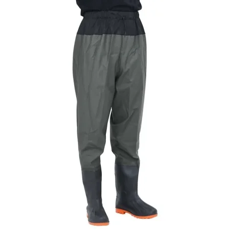 Wathose mit dunkelgrünen Stiefeln Gr. 40 von , Wathosen zum Jagen und Angeln - Ref: Foro24-4017010, Preis: 31,02 €, Rabatt: %