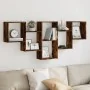 Wall shelf engineered wood smoked oak 159x18x66cm by , Shelves and shelves - Ref: Foro24-853303, Price: 47,61 €, Discount: %