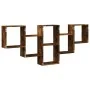 Wall shelf engineered wood smoked oak 159x18x66cm by , Shelves and shelves - Ref: Foro24-853303, Price: 47,61 €, Discount: %