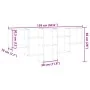 Wandregal Holzwerkstoff Räuchereiche 159x18x66cm von , Regale und Regale - Ref: Foro24-853303, Preis: 47,24 €, Rabatt: %