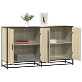 Sonoma Sideboard aus Eichenholz 134x35x76 cm von , Sideboards - Ref: Foro24-3300816, Preis: 137,46 €, Rabatt: %