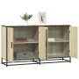 Sonoma Sideboard aus Eichenholz 134x35x76 cm von , Sideboards - Ref: Foro24-3300816, Preis: 137,46 €, Rabatt: %