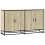 Sonoma Sideboard aus Eichenholz 134x35x76 cm von , Sideboards - Ref: Foro24-3300816, Preis: 137,46 €, Rabatt: %