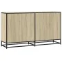 Sonoma Sideboard aus Eichenholz 134x35x76 cm von , Sideboards - Ref: Foro24-3300816, Preis: 137,46 €, Rabatt: %