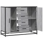 Aparador de madera de ingeniería gris Sonoma 92x35x76 cm de , Aparadores - Ref: Foro24-3300828, Precio: 137,99 €, Descuento: %