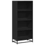 Estantería de madera de ingeniería negra 60x35x139 cm de , Librerías y estanterías - Ref: Foro24-3300840, Precio: 95,11 €, De...