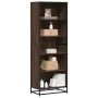 Estantería de madera de ingeniería marrón roble 60x35x170,5 cm de , Librerías y estanterías - Ref: Foro24-3300854, Precio: 10...