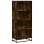 Engineered wood smoked oak bookshelf 60x35x139 cm by , Bookcases and shelves - Ref: Foro24-3300842, Price: 94,89 €, Discount: %
